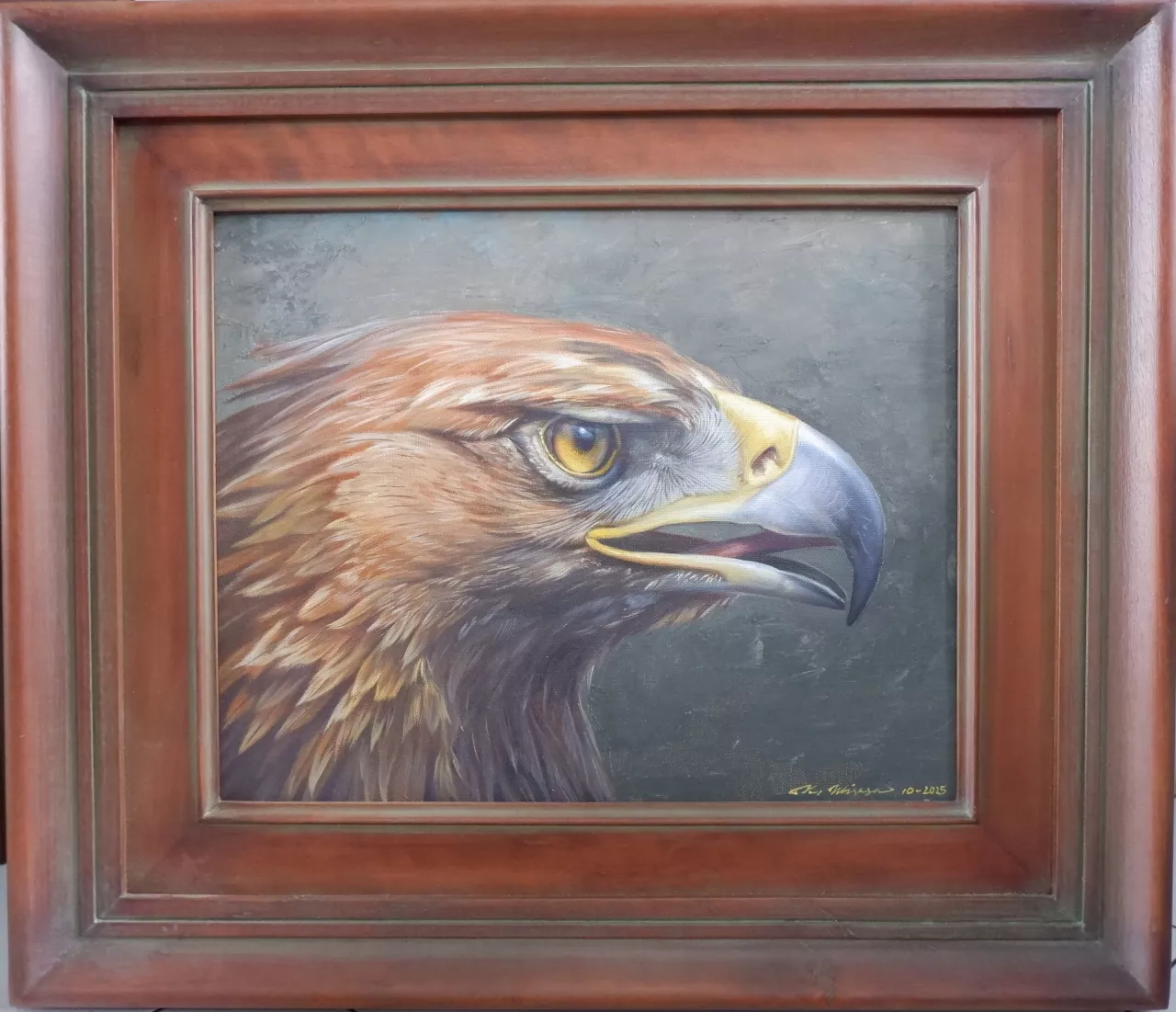 Eagle 40x50cm include frame 10jt